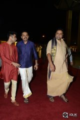 Celebs at Prasad V Potluri Daughter Half Saree Function